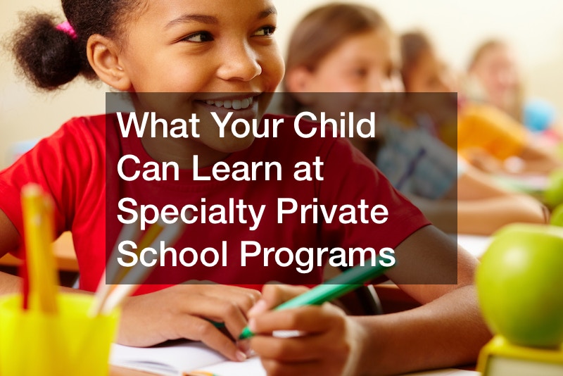 specialty private school programs